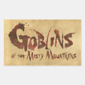 Goblins der Misty Mountains Rechteckiger Aufkleber (Vorderseite)