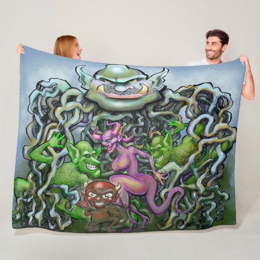 Goblins n Monster Fleecedecke (Beispiel)