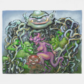 Goblins n Monster Fleecedecke (Vorderseite (Horizontal))