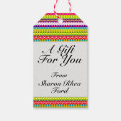 GOBO Go Bold Jeden Anlaß Tag Geschenkanhänger (Rückseite)