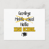 Gobye Middle School Abschluss School High School Postkarte (Vorderseite)