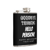 Gobye Spannung Hallo Rente lustige Pension angesag Flachmann (Rechts)