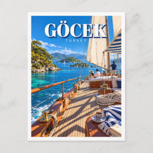 Göcek Zwölf Inseln Türkei Reise Postkarte