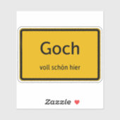 Goch Aufkleber Sticker Autoaufkleber (Blatt)