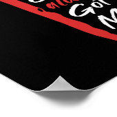 God Always Got Me Religion Quote Christian Poster (Ecke)