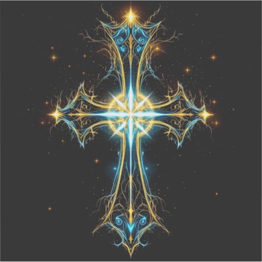 God and Jesus  Aufkleber (Vorderseite)