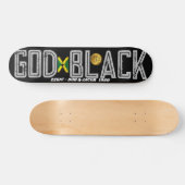 GOD BLACK ZEEN ! 19,7cm Skateboard Deck (Horizontal)