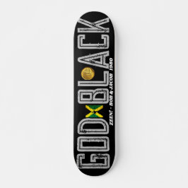 GOD BLACK ZEEN ! 19,7cm Skateboard Deck