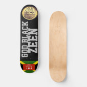 GOD BLACK ZEEN Skateboard (Vorderseite)