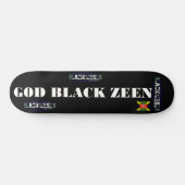 GOD BLACK ZEEN Skateboard (Horizontal)