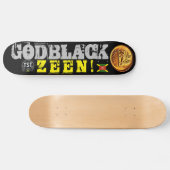 GOD BLACK ZEEN Skateboard (Horizontal)