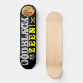GOD BLACK ZEEN Skateboard (Vorderseite)