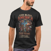 God Bless America 250 Years  T-Shirt (Vorderseite)
