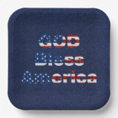 God Bless America 4. Glitzer Paper Teller (Vorderseite)
