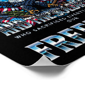 God Bless America and the Soldiers Poster (Ecke)