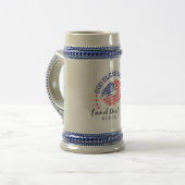 God Bless America - Beer Stein Bierglas (Vorderseite Links)