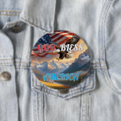 GOD BLESS AMERICA BUTTON (Beispiel)