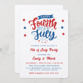 GOD BLESS AMERICA EINLADUNG (Vorne/Hinten)