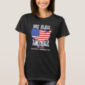 God Bless America Especially Berkeley CA US State T-Shirt (Vorderseite)
