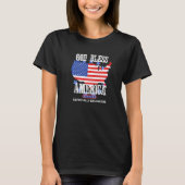 God Bless America Especially Delaware US State Des T-Shirt (Vorderseite)