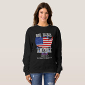 God Bless America Especially Huntington Beach CA U Sweatshirt (Vorne ganz)