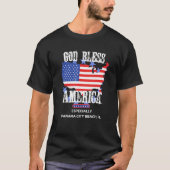 God Bless America Especially Panama City-Beach FL T-Shirt (Vorderseite)