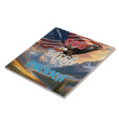 GOD BLESS AMERICA FLIESE (Seite)