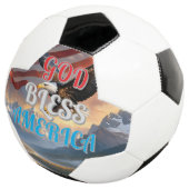 GOD BLESS AMERICA FUßBALL (Dreiviertel)