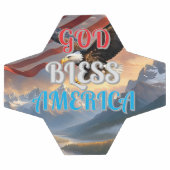 GOD BLESS AMERICA FUßBALL (Flach)