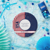 God Bless America Independence 4. Juli Party Pappteller (Party)