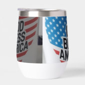 God Bless America isolierter Becher (Rechts)