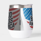 God Bless America isolierter Becher (Links)