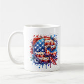 God Bless America Kaffeetasse (Links)