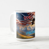 GOD BLESS AMERICA KAFFEETASSE (Vorderseite Links)