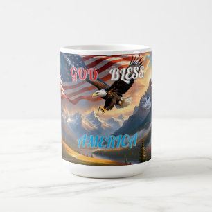 GOD BLESS AMERICA KAFFEETASSE