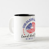 God Bless America - Kaffeetasse (Vorderseite Links)