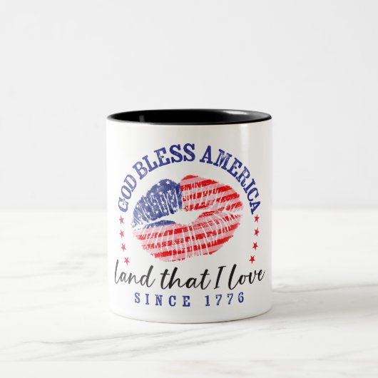 God Bless America - Kaffeetasse (Mittel)
