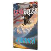 GOD BLESS AMERICA KLEMMBRETT (Links)
