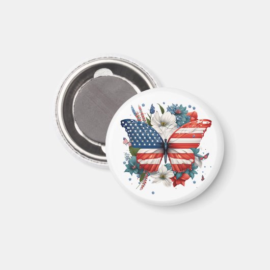 God Bless America Magnet (Vorderseite/Rückseite)