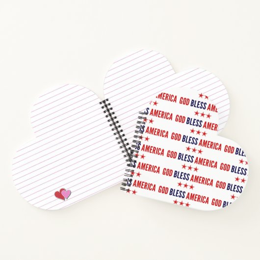 God Bless America Notebook Notizblock (Innenseite)