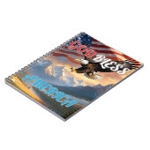 GOD BLESS AMERICA NOTIZBLOCK (Linke Seite)