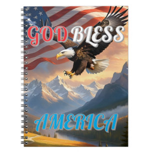 GOD BLESS AMERICA NOTIZBLOCK