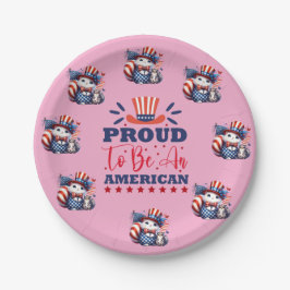 God Bless America Pappteller