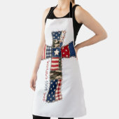 God Bless America Patchwork Kreuz Schürze (InSitu)