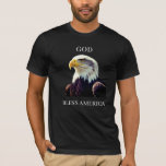God Bless America – Patriotic Strength with  Proud T-Shirt<br><div class="desc">God Bless America carries the weight of national pride, unity, and heartfelt gratitude. The phrase is iconic — instantly evoking imagery of freedom, resilience, and the enduring spirit of the United States. It feels ceremonial yet personal, powerful yet sincere. This identity blends classic Americana symbolism with a clean, modern sense...</div>