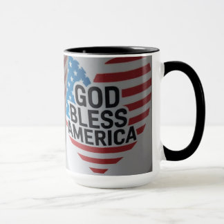 God Bless America patriotischer Becher Tasse