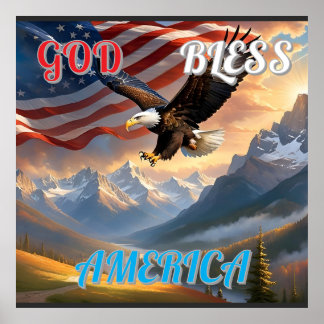 GOD BLESS AMERICA POSTER