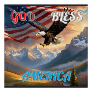 GOD BLESS AMERICA POSTER