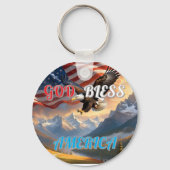 GOD BLESS AMERICA SCHLÜSSELANHÄNGER (Rückseite)