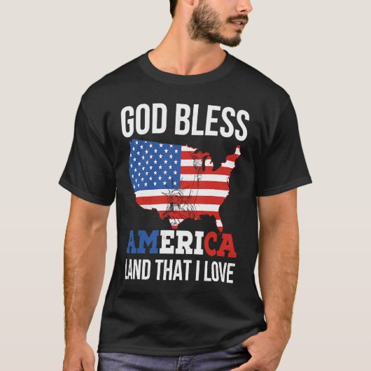 God Bless America T-Shirt (Vorderseite)